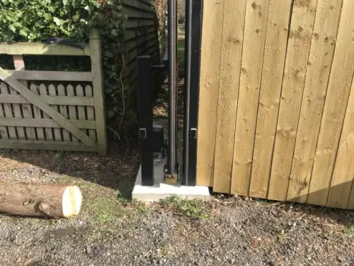 Click Here To Enlarge This Photo Of uPVC Metal Framed Sliding Gate