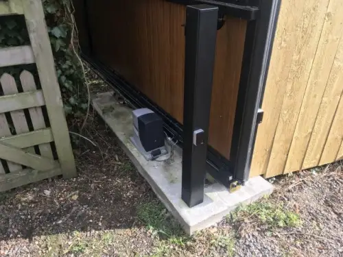 Click Here To Enlarge This Photo Of uPVC Metal Framed Sliding Gate