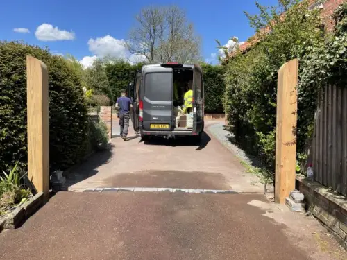 Click Here To Enlarge This Photo Of Softwood Automated Gate & Automation