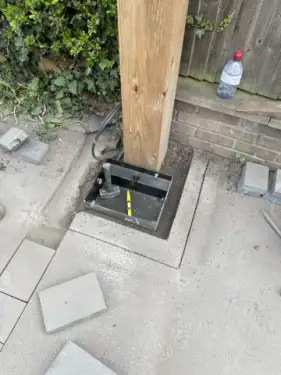 Click Here To Enlarge This Photo Of Softwood Automated Gate & Automation