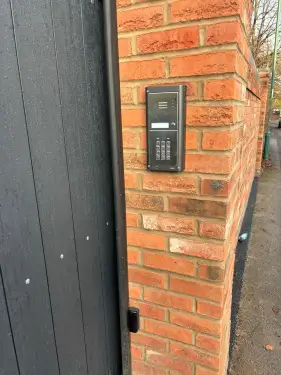 Click Here To Enlarge This Photo Of Commercial Sliding Gate Installation Nottingham