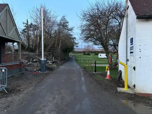 Click Here To Enlarge This Photo Of Security Barrier System Installation - Donnington Park