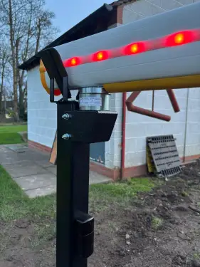 Click Here To Enlarge This Photo Of Security Barrier System Installation - Donnington Park