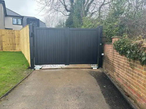 Click Here To Enlarge This Photo Of Automated Gate Installation - Smalley, Derbyshire