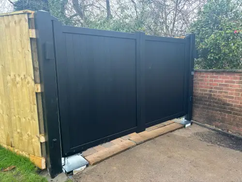 Click Here To Enlarge This Photo Of Automated Gate Installation - Smalley, Derbyshire