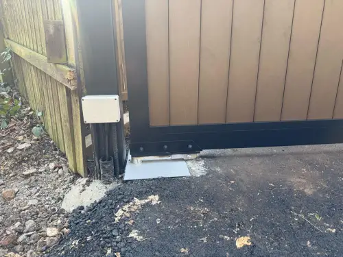 Click Here To Enlarge This Photo Of Automatic Gate Installation, Ravenshead, Nottinghamshire