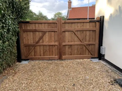 Click Here To Enlarge This Photo Of Kingston Style Boarded Gates