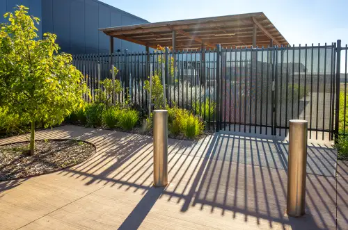 Click Here To Enlarge This Photo Of Electric Gates For Schools & Commercial Properties