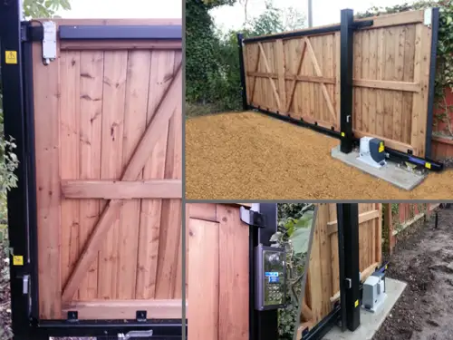 Click Here To Enlarge This Photo Of Residential Sliding Gate (Nottingham)